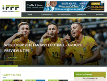Tablet Screenshot of fantasyfootballpundits.com